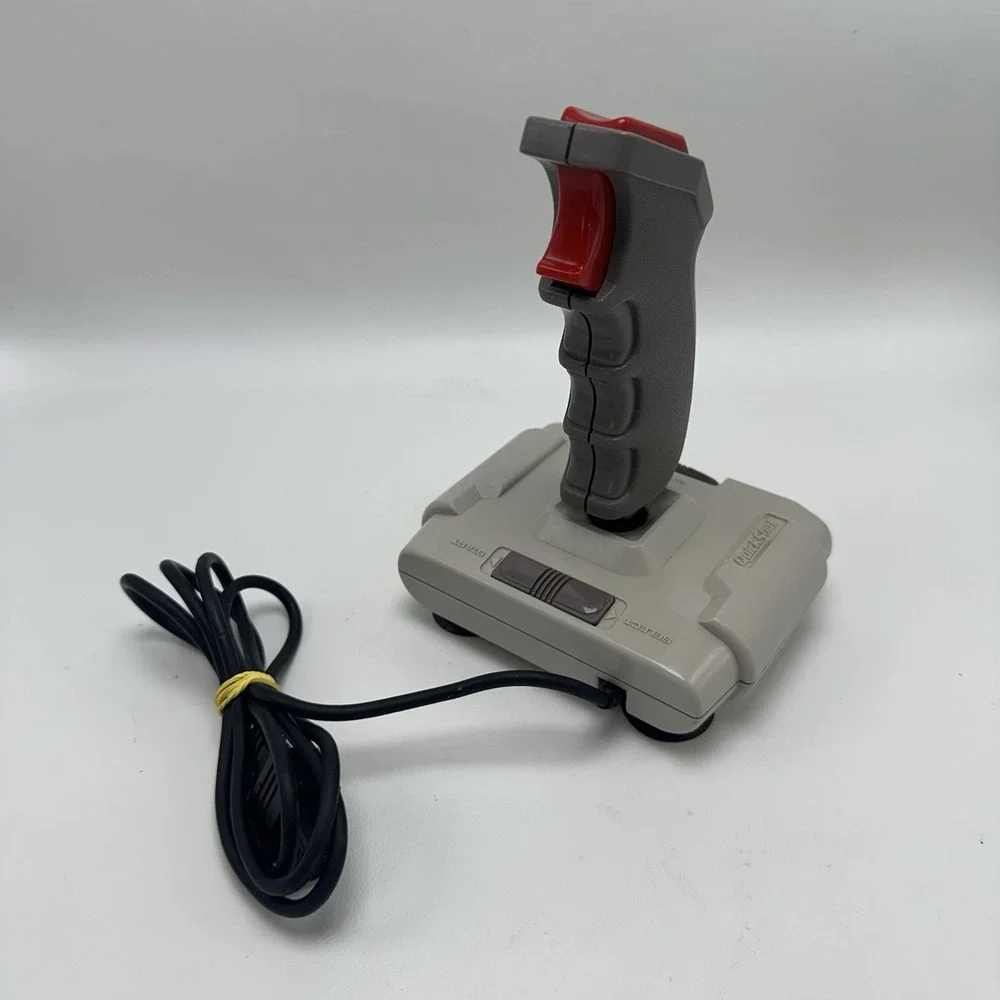 Nintendo NES Quickshot Joystick Controller SVI Spectra Video Model QS-112 Gray